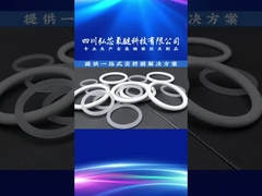 Ομαλή επιφάνεια στρογγυλή FFKM Oil Seal άοσμο πορτοκαλί χρώμα Ffkm O δακτύλιοι